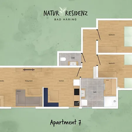 Residenz شقة باد هارينغ