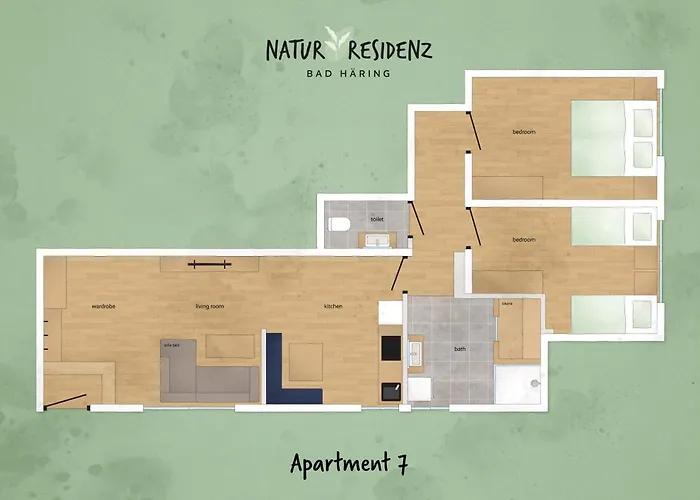 Residenz Апартаменты Бад Хэринг